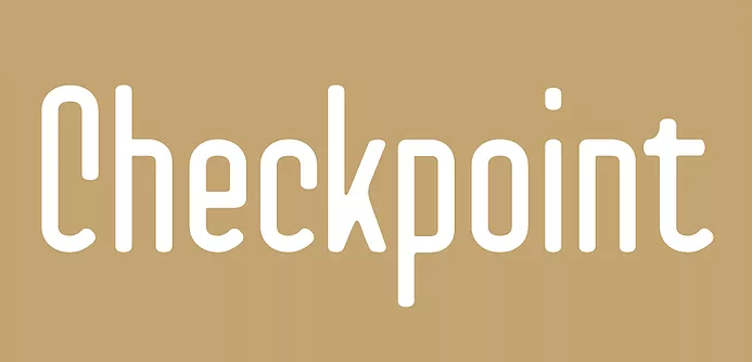 Przykład czcionki Checkpoint italic